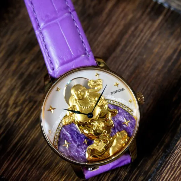 08e78d8c-5184-429d-b794-99d0e0e3a3d6 Laughing Buddha Watch | 5.67B Years Future Dharma Wheel