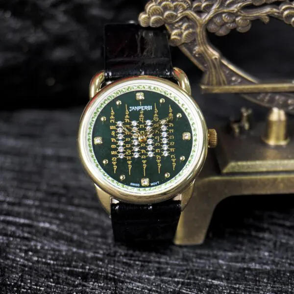 5 Scripture Diamond Amulet Watch with Ganesha Blessing | Pancha Abhisek Empowered- [ROYAL MUSE]