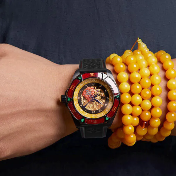 详情图1 Manjushri Mantra Watch|1440 Daily Mantra Rotations