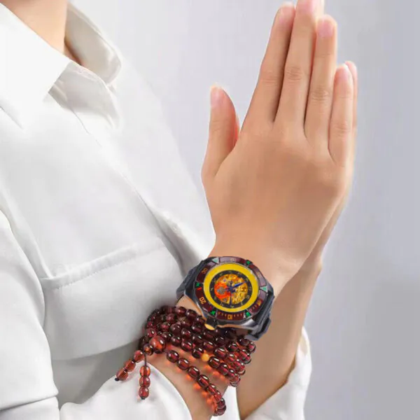 详情图4 Manjushri Mantra Watch|1440 Daily Mantra Rotations