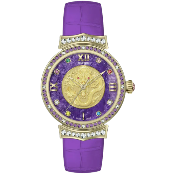 紫龙晶_美图抠图20250325 Buddhist watch/Charoite Dragon Watch