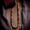 Fortune, Peace & Prosperity Lunar-Cosmic Harmony Bracelet | 108 Hand-Inlaid Bodhi Beads