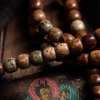 Fortune, Peace & Prosperity Lunar-Cosmic Harmony Bracelet | 108 Hand-Inlaid Bodhi Beads