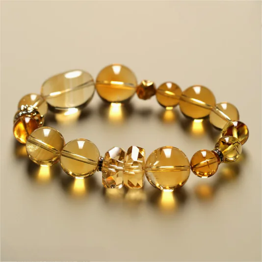 企业微信截图_17449743137751 Citrine Energy Bracelet