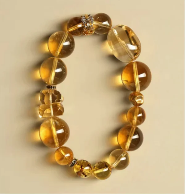 企业微信截图_17449743165856 Citrine Energy Bracelet