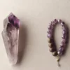 "Violet Aurora" Amethyst & Agarwood Bracelet