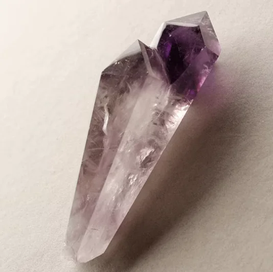 企业微信截图_17452256419258 "Violet Aurora" Amethyst & Agarwood Bracelet
