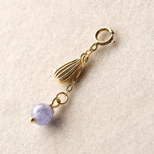 企业微信截图_17452256446100 "Violet Aurora" Amethyst & Agarwood Bracelet