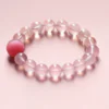 Cherry Blossom Aura Bracelet "Soft Glow Sanctuary"
