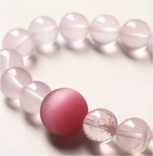 企业微信截图_17453059071543 Cherry Blossom Aura Bracelet "Soft Glow Sanctuary"