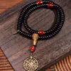 "Cosmic Rhythm" Coconut & Brass Bracelet