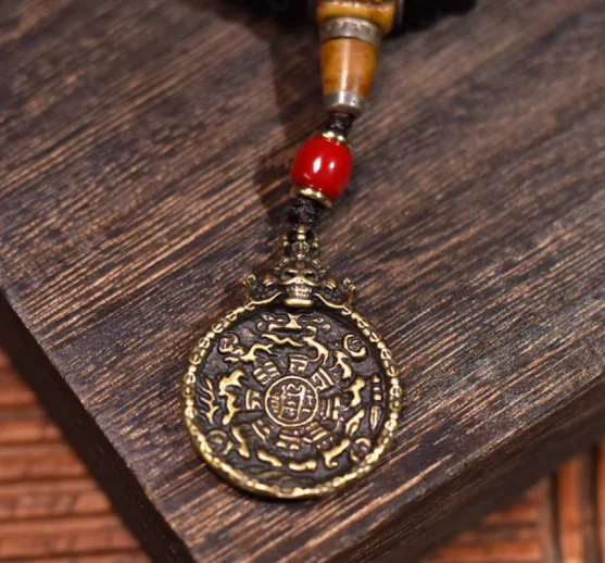 企业微信截图_17453301591130 "Cosmic Rhythm" Coconut & Brass Bracelet