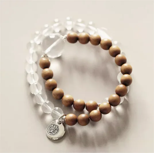 企业微信截图_17460241619698 White Quartz Sandalwood Bracelet - Focus & Calm Energy Jewelry | Royal Muse