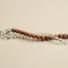 Aged Indian sandalwood with red-core natural grain